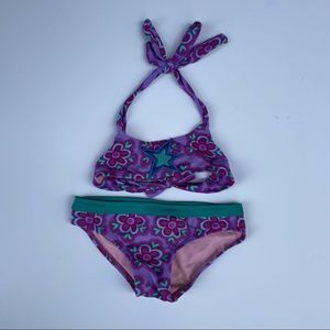 Agatha Ruiz de la Prada bikini purple flowers star
